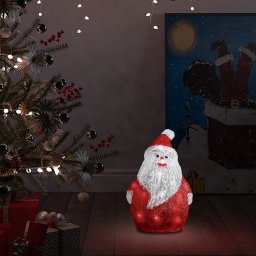 Gossi figurina mos craciun cu led, 28 m, acrilic, interior/exterior