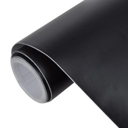 Gossi folii auto, 2 buc., negru mat, 100x150 cm + 50x150 cm