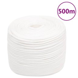 Gossi franghie de barca, alb complet, 10 mm, 500 m, polipropilena