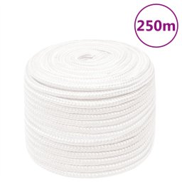 Gossi franghie de barca, alb complet, 14 mm, 250 m, polipropilena