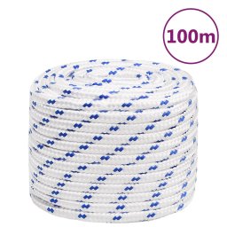 Gossi franghie de barca, alb, 16 mm, 100 m, polipropilena