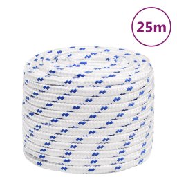 Gossi franghie de barca, alb, 18 mm, 25 m, polipropilena