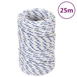 Gossi franghie de barca, alb, 2 mm, 25 m, polipropilena