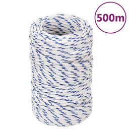Gossi franghie de barca, alb, 2 mm, 500 m, polipropilena