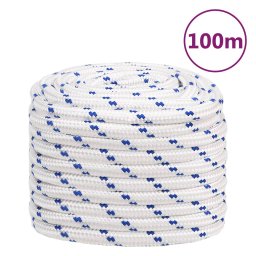 Gossi franghie de barca, alb, 20 mm, 100 m, polipropilena