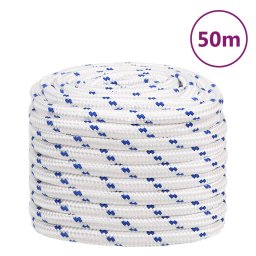 Gossi franghie de barca, alb, 20 mm, 50 m, polipropilena