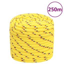 Gossi franghie de barca, galben, 16 mm, 250 m, polipropilena