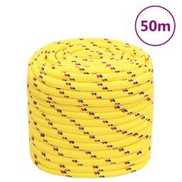 Gossi franghie de barca, galben, 16 mm, 50 m, polipropilena