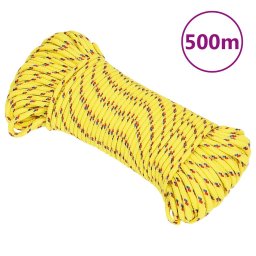 Gossi franghie de barca, galben, 3 mm, 500 m, polipropilena