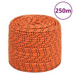 Gossi franghie de barca, portocaliu, 10 mm, 250 m, polipropilena