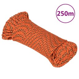 Gossi franghie de barca, portocaliu, 3 mm, 250 m, polipropilena