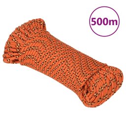 Gossi franghie de barca, portocaliu, 3 mm, 500 m, polipropilena