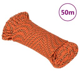 Gossi franghie de barca, portocaliu, 4 mm, 50 m, polipropilena