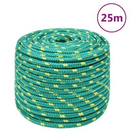 Gossi franghie de barca, verde, 12 mm, 25 m, polipropilena