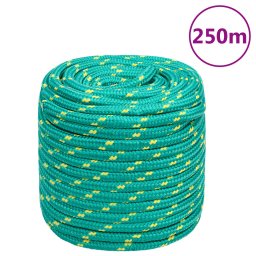 Gossi franghie de barca, verde, 16 mm, 250 m, polipropilena