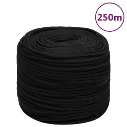 Gossi franghie de lucru, negru, 10 mm, 250 m, polipropilena