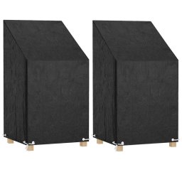 Gossi huse scaun gradina 2 buc, 8 ocheti 65x65x80/120 cm polietilena