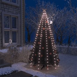 Gossi instalatie lumini brad de craciun cu 250 led-uri, 250 cm