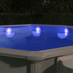 Gossi lampa led plutitoare de piscina, cu telecomanda, multicolor