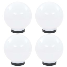 Gossi lampi glob cu led, 4 buc., 20 cm, pmma, sferic