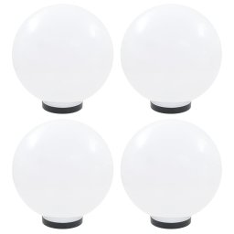 Gossi lampi glob cu led, 4 buc., 30 cm, pmma, sferic