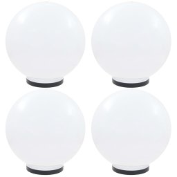 Gossi lampi glob cu led, 4 buc., 40 cm, pmma, sferic