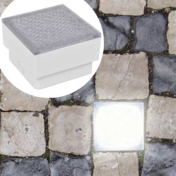 Gossi lumini cu led-uri incastrate 6 buc., 100x100x68 mm (3x41715)