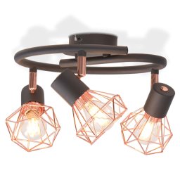 Gossi lustra cu 3 becuri led cu filament, 12 w