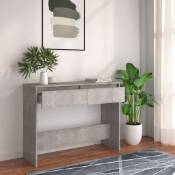 Gossi masa consola, gri beton, 100x35x76,5 cm, pal