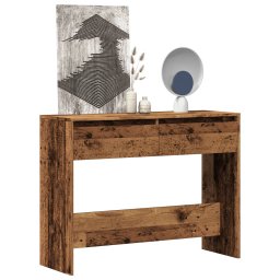 Gossi masa consola, lemn vechi, 100x35x76,5 cm, lemn prelucrat
