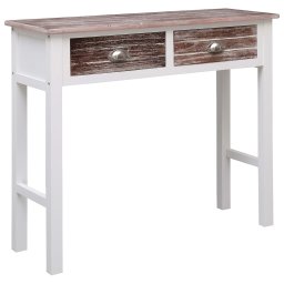 Gossi masa consola, maro, 90 x 30 x 77 cm, lemn