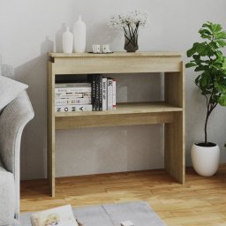 Gossi masa consola, stejar sonoma, 80x30x80 cm, pal