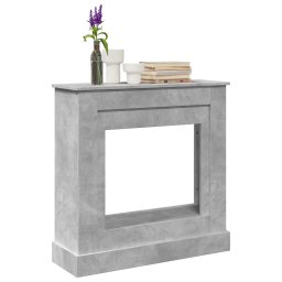 Gossi masca de semineu, gri beton, 90x30x90 cm, lemn prelucrat