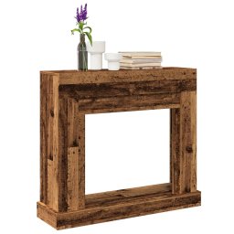 Gossi masca de semineu, lemn vechi, 100x30x87,5 cm, lemn prelucrat