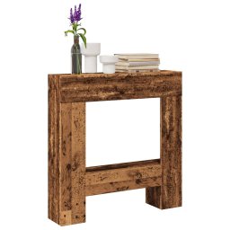 Gossi masca de semineu, lemn vechi, 81x18x82 cm, lemn prelucrat