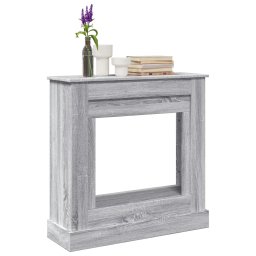 Gossi masca de semineu, sonoma gri, 90x30x90 cm, lemn prelucrat
