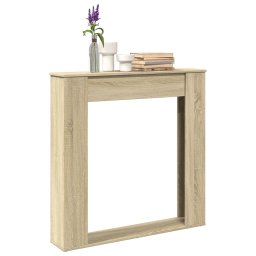 Gossi masca de semineu, stejar sonoma, 100x20x100 cm, lemn prelucrat