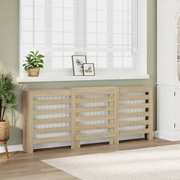 Gossi masca pentru calorifer stejar sonoma 205x21,5x83,5 cm lemn