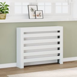 Gossi masca pentru calorifer, alb, 104x20x82 cm, lemn prelucrat