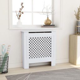 Gossi masca pentru calorifer, alb, 78 cm, mdf