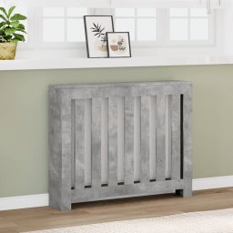Gossi masca pentru calorifer, gri beton, 104x20x82 cm, lemn prelucrat