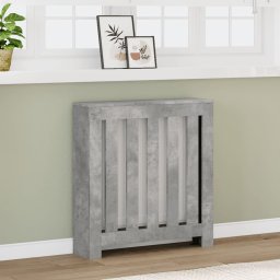 Gossi masca pentru calorifer, gri beton, 78x20x82 cm, lemn prelucrat