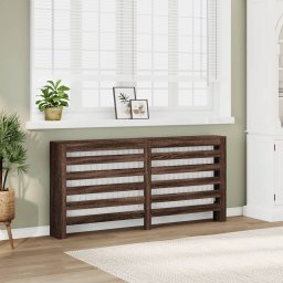 Gossi masca pentru calorifer, stejar maro 175x20x82 cm lemn prelucrat