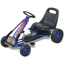 Gossi masina go kart cu scaun reglabil, albastru