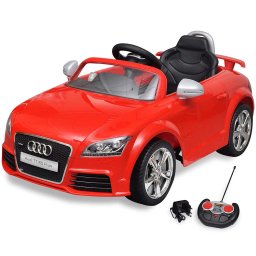 Gossi masinuta pentru copii audi tt rs, cu telecomanda, rosu