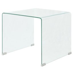 Gossi masuta cafea, sticla securizata 49,5 x 50 x 45 cm, transparenta