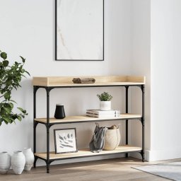 Gossi masuta consola cu rafturi, stejar sonoma, 100x30x80 cm