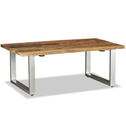 Gossi masuta de cafea, 100 x 60 x 38 cm, lemn masiv reciclat