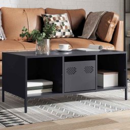 Gossi masuta de cafea, antracit 101,5x50x43,5 cm otel laminat la rece