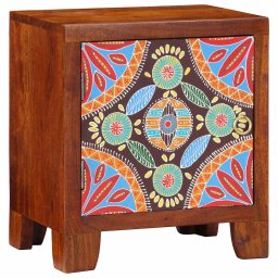 Gossi noptiera 40x30x45 cm din lemn masiv de salcam